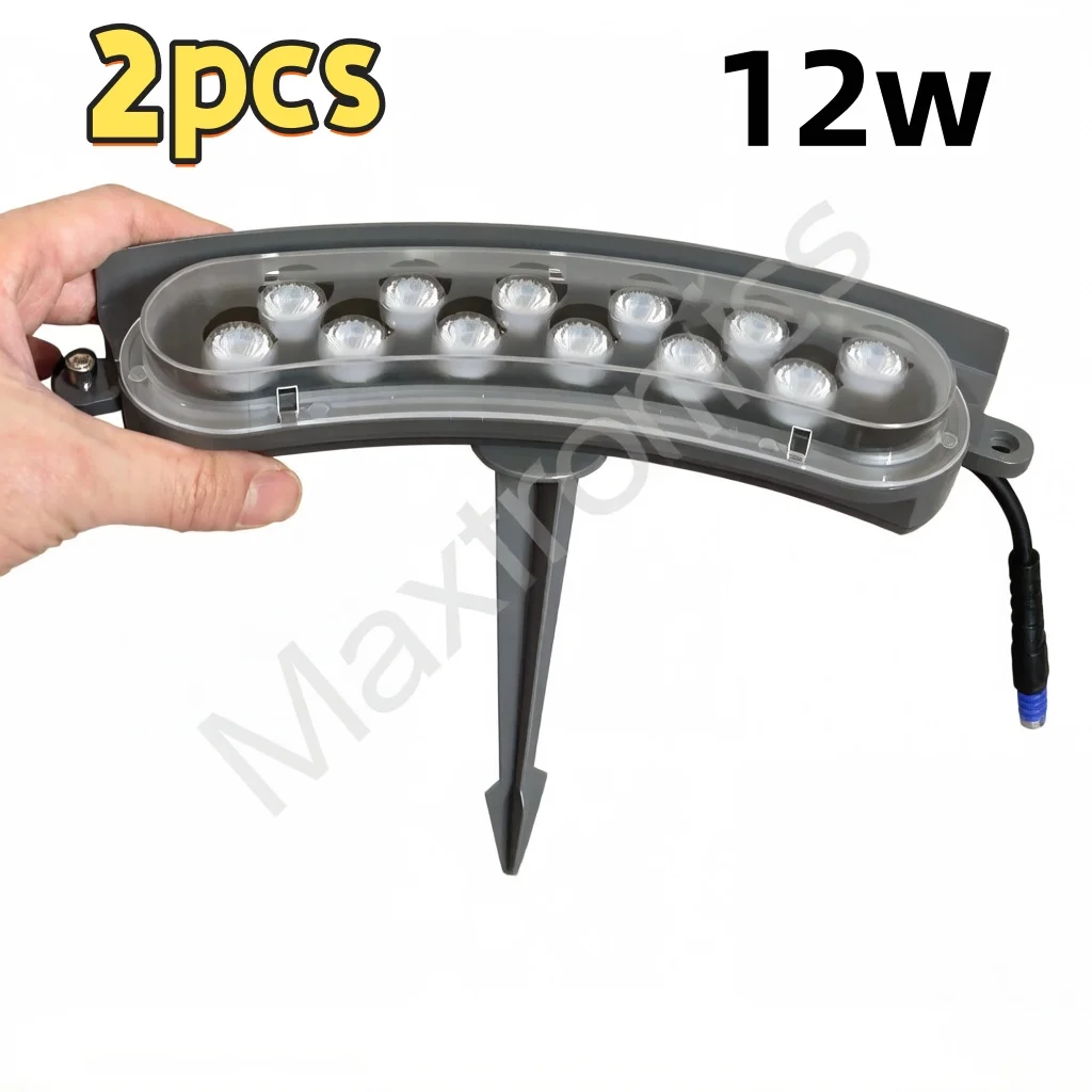 2PCS 12W DC24V Outdoor LED Tree Hugging Light Waterproof IP65 Ground Spike LED Night Lamps for Garden Courtyard Path Lighting