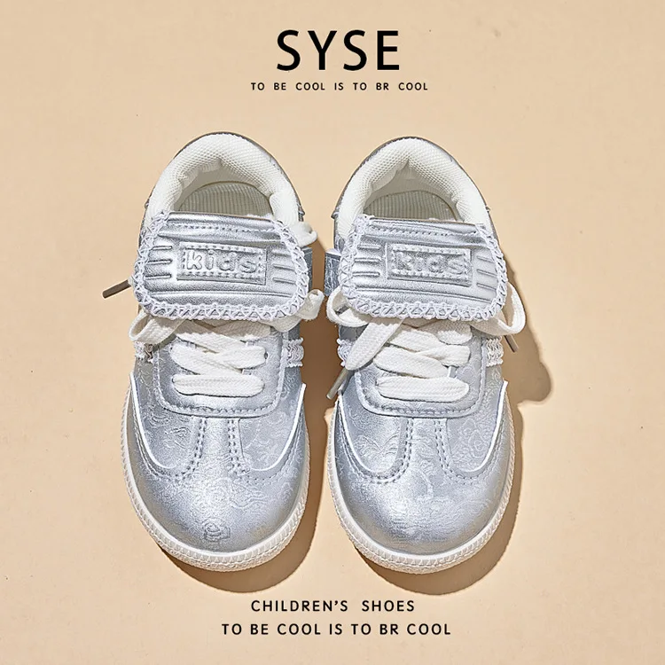 

Anti-skid Soft Soles Sneakers Pu Leather Baby Kid Flat Bottom Board Footwear Children Casual Shoes Boys Girls Sport Running Shoe