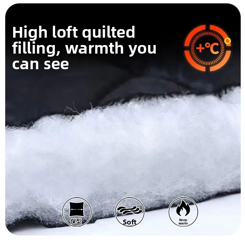 Winter Skiing Clothes Waterproof Warm Cycling Fiing Suit Car Windproof Zipper Men's Outdoor Gear 오토바이 방한 의 - view 6