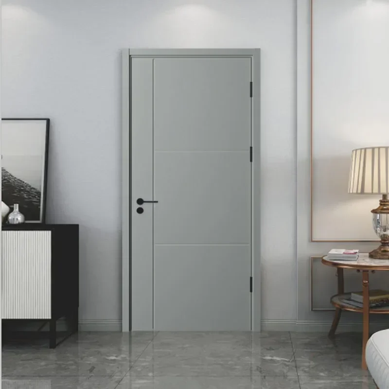 #Simple Flush Door Design Hollow Core Sound Proof Wooden Door Internal Bedroom Doors