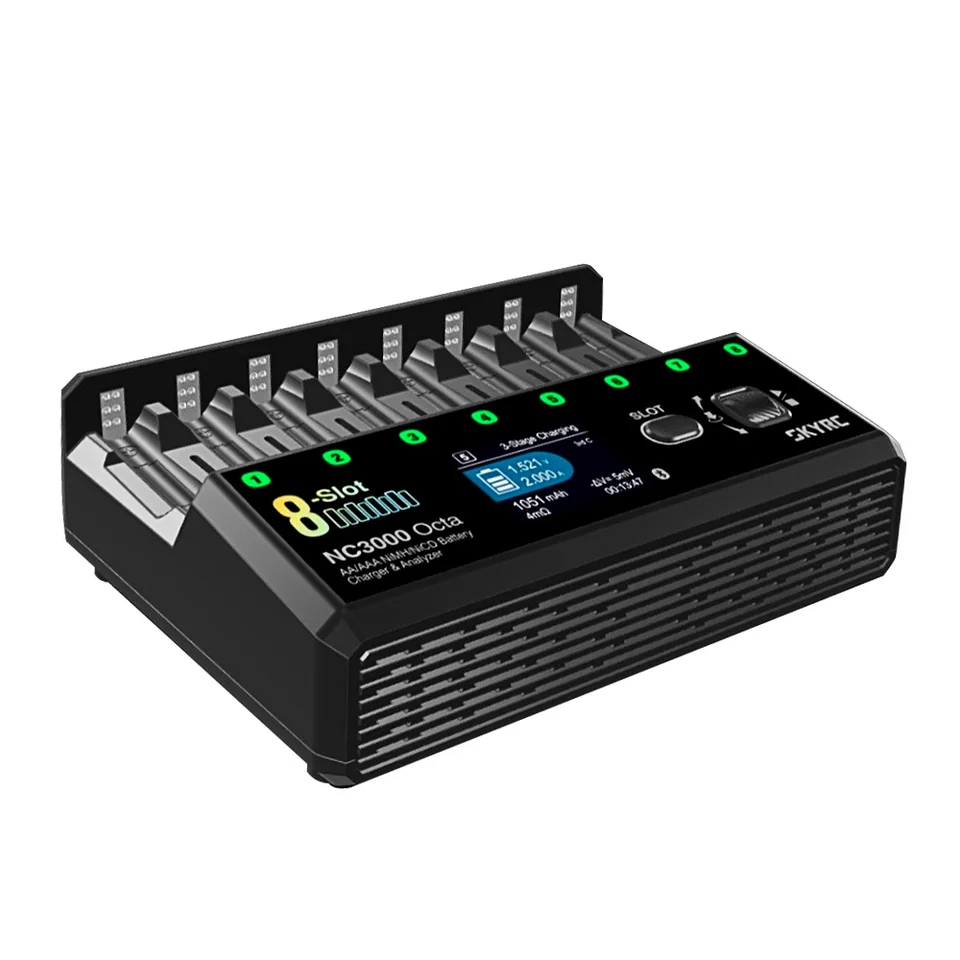 SKYRC NC3000 オクタ NiMH NiCD 充電器 8スロット 7スマートモード 100