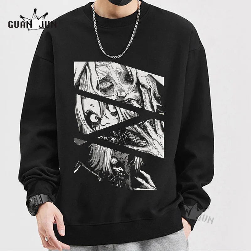 

Tokyo Ghoul Takizawa Seidou Anime Pullovers Men / Women Sweatshirts Autumn Hoodies Anime Manga Graphic Hoody Hip Hop Streetwear