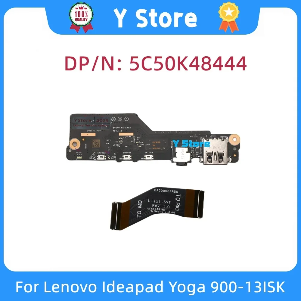 

Y Store Original For Lenovo Yoga 900 Pro 900-13ISK Laptop USB Audio Board With Cable BYG40 NS-A412 5C50K48444 Fast Ship