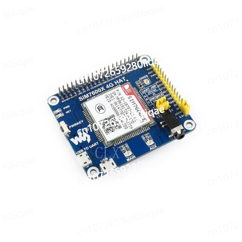 

4G/3G/2G/GSM/GPRS/GNSS HAT for Raspberry Pi, Based on SIM7600E-H