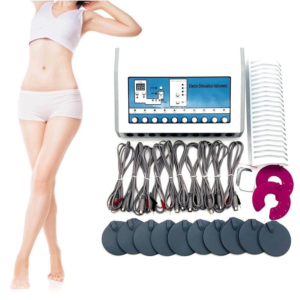 Weight Loss EMS Electric Body Fitness Equipment Muscle Atimulator Electrostimulation Machine Russian Waves Body Massager