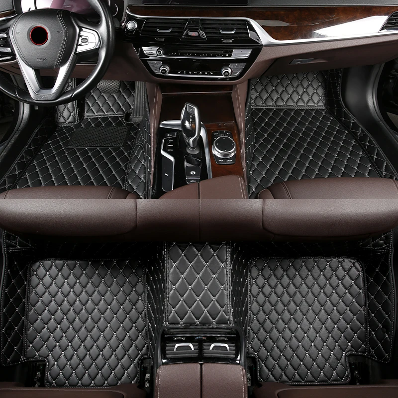 Custom 3D Full Coverage Car Floor Mats for BMW 5 Series E39 1995-2004 E60 F10 G30 2017-2022 G60 2023-2025 Car Accessories Carpet