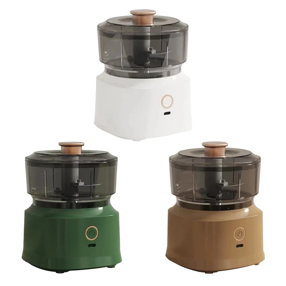 

Mini Meat Grinder USB Charging Garlic Masher 350ml Cooking Machine Detachable Multi- Automatic Kitchen Supplies