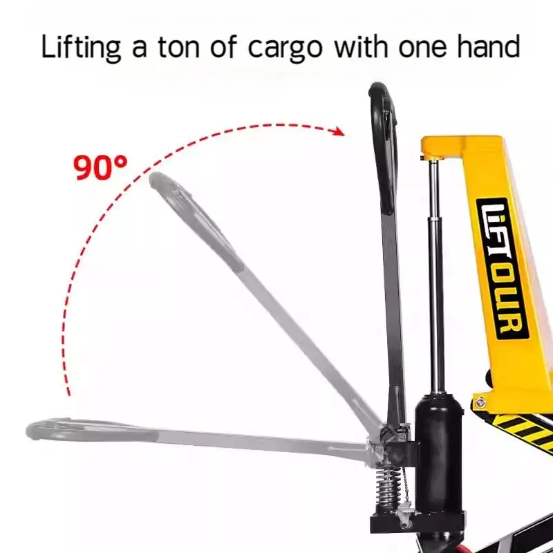 Scissor Lift Pallet Truck Manual Hydraulic Pallet Loader Lifting Platform Forklift High-level Hydraulic Pallet Truck