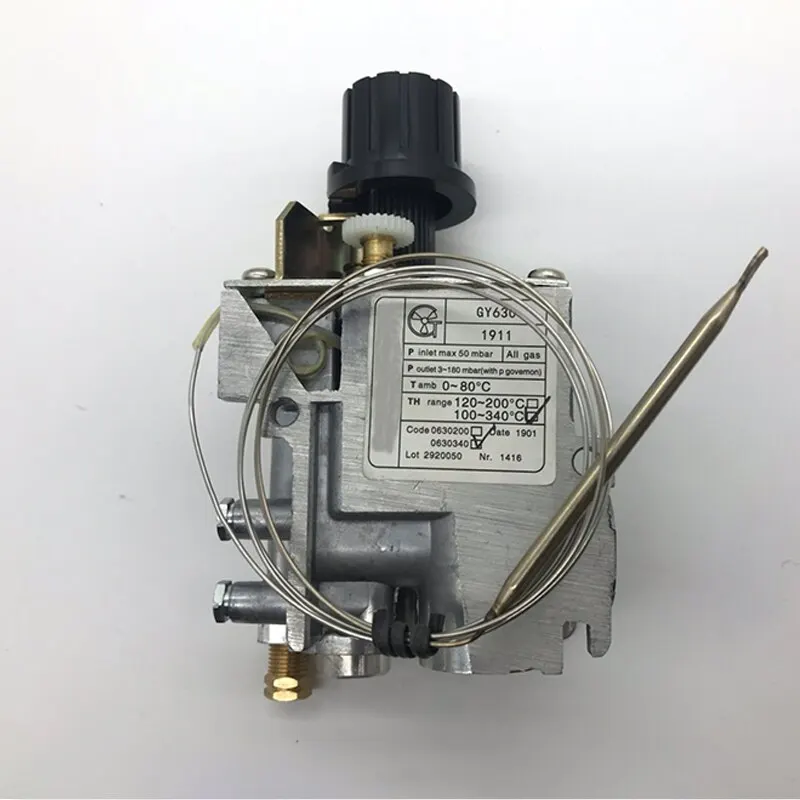 GY 630 Gas Valve Space Heater Thermostat Temperature Range 100-340℃  For Gas Stoves Oven