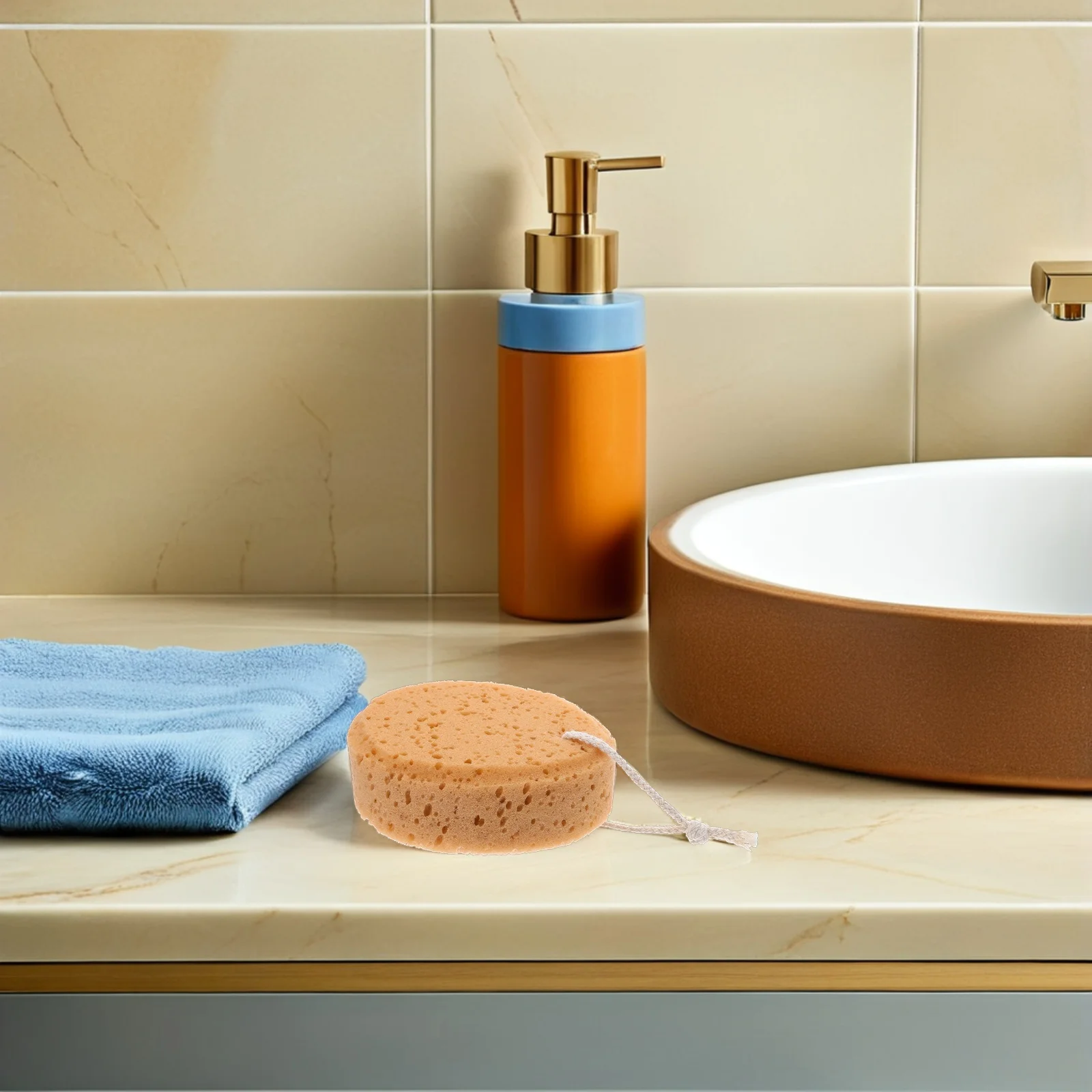 

Super Soft Bath Sponge 3 Colors Exfoliating Cleaning Shower Puff Body Scrubber for Bathing Skin Care Ultra Soft