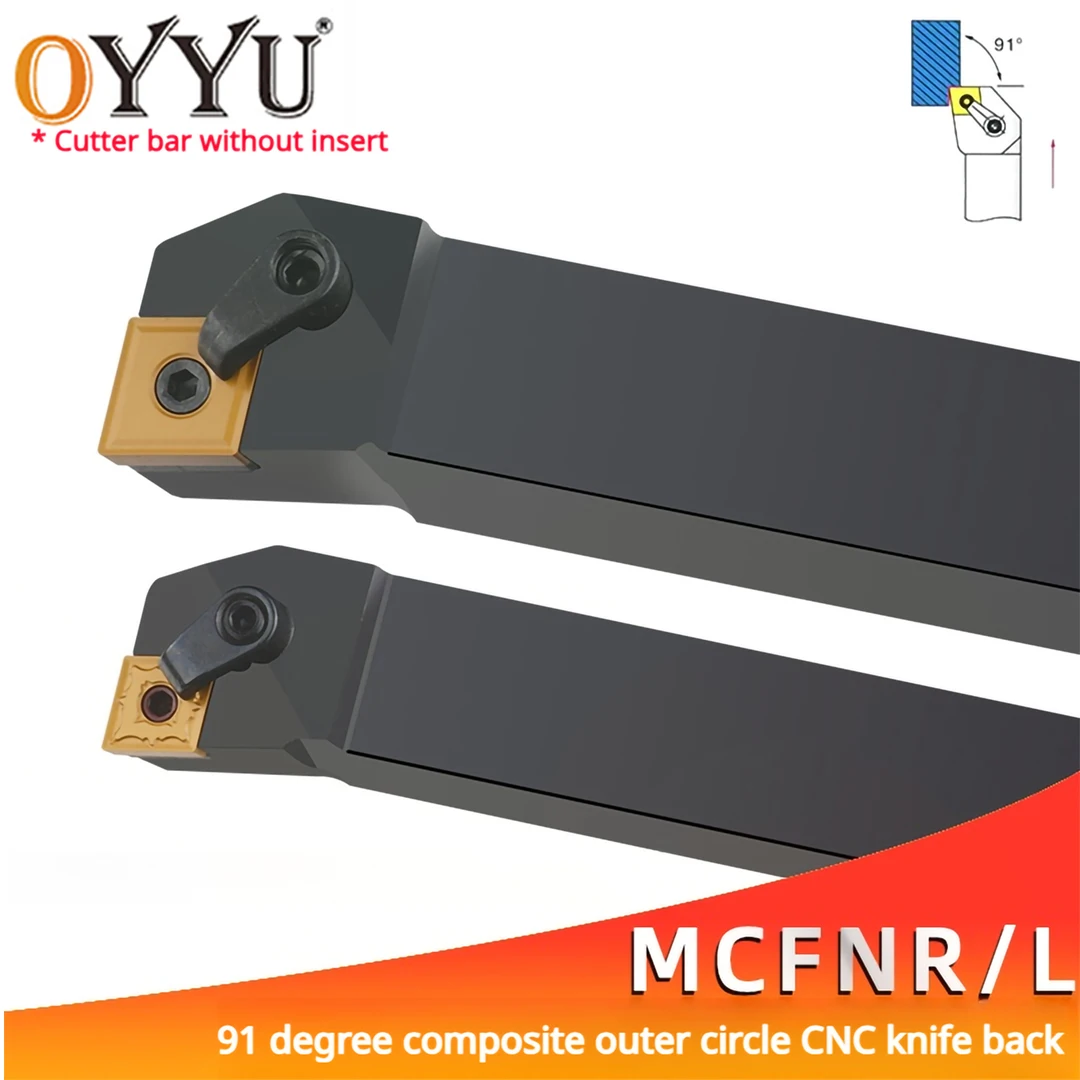 

OYYU 1pcs MCFNR2020 MCFNR2020K12 MCFNL2020K12 MCFNR2525M12 MCFNL2525M12 Compound External Tools Holder CNC Shank MCFNR MCFNL
