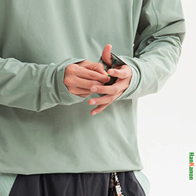 Men Anti-Bacterial  UPF Sun Protection Long Sleeve Moisture-Wicking & Quick-Dry Lightweight Top Unisex Quick-Dry Sun Protective
