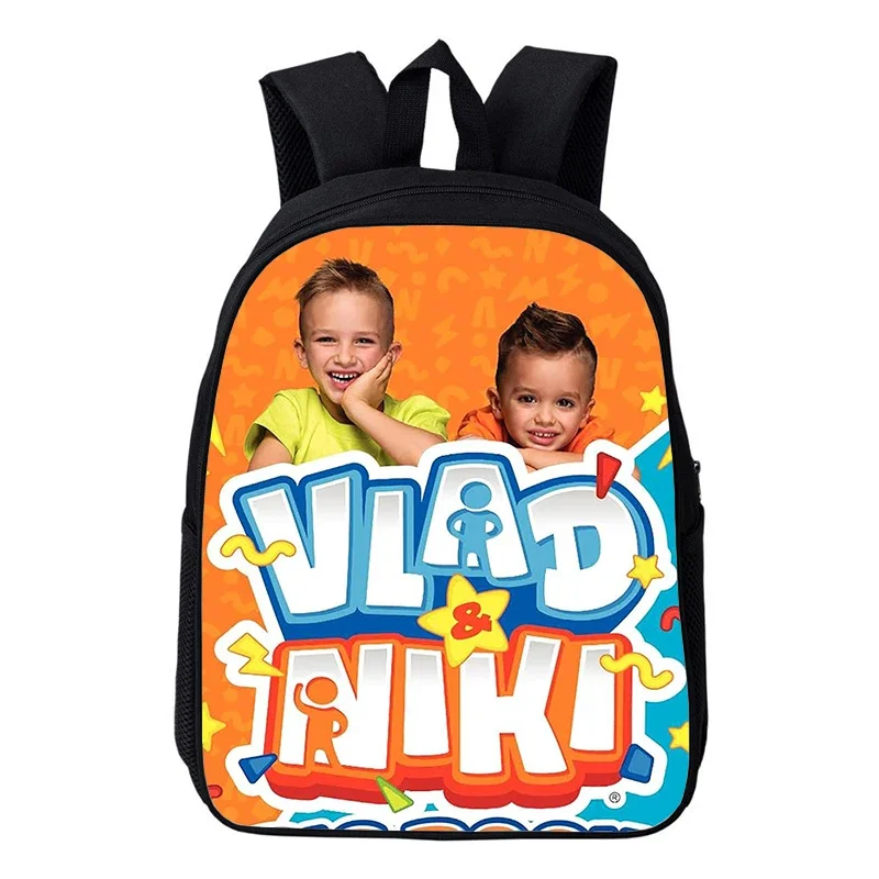 16 Inch Vlad And Niki 3d Print Backpack for Preschool Boys Girls Kids Kindergarten School Bag Waterproof Bagpack Toddler Bookbag