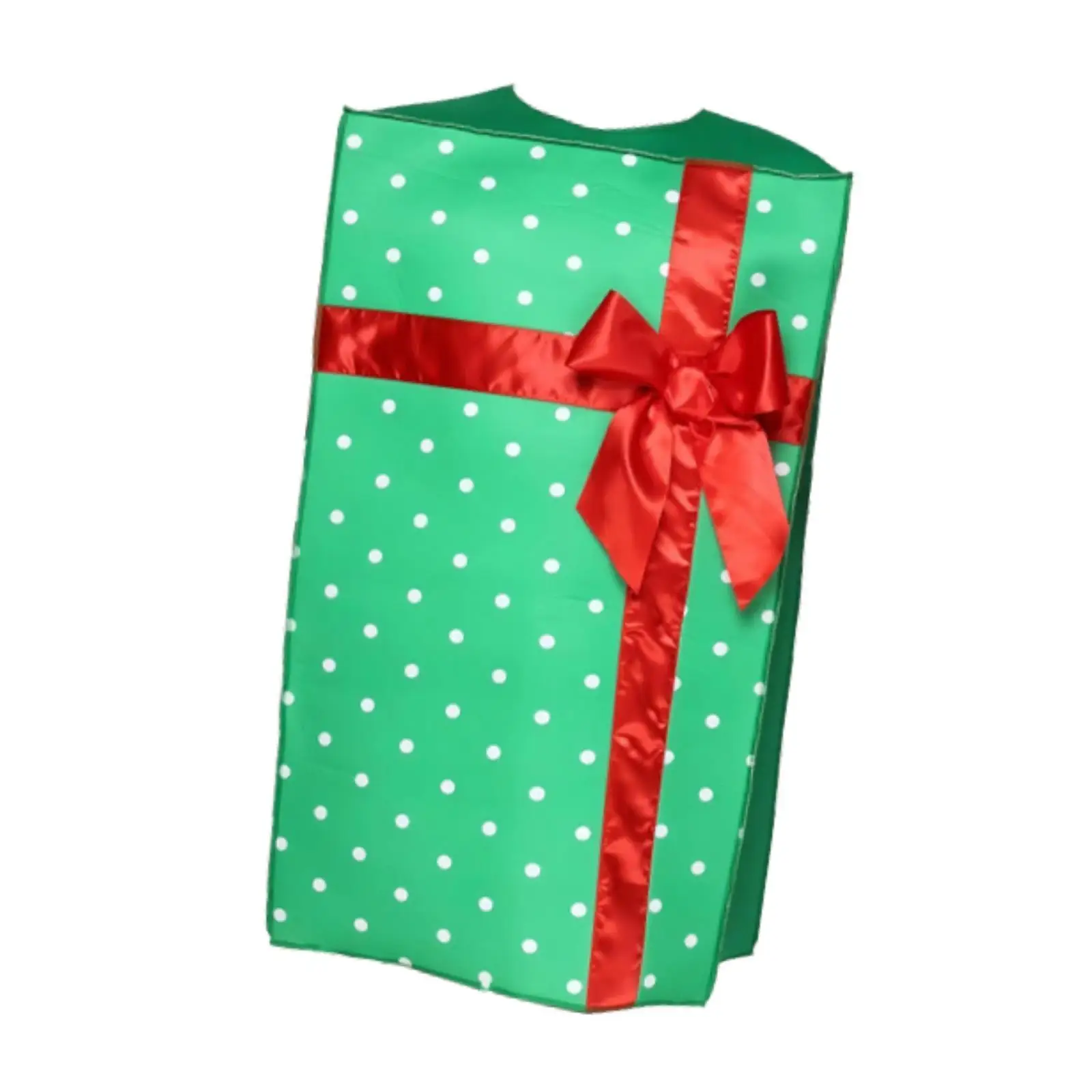 

Рождественская подарочная коробка, костюм, забавное платье, портативный рождественский наряд для ролевых игр