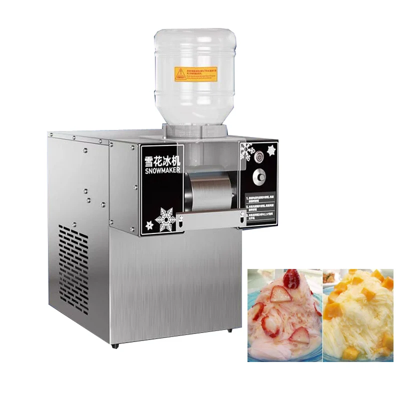 Hot Sale Air-cooled Milk Snow Ice Machine Soft Ice Maker Shaving Commercial Snow Flakes Ice Machine