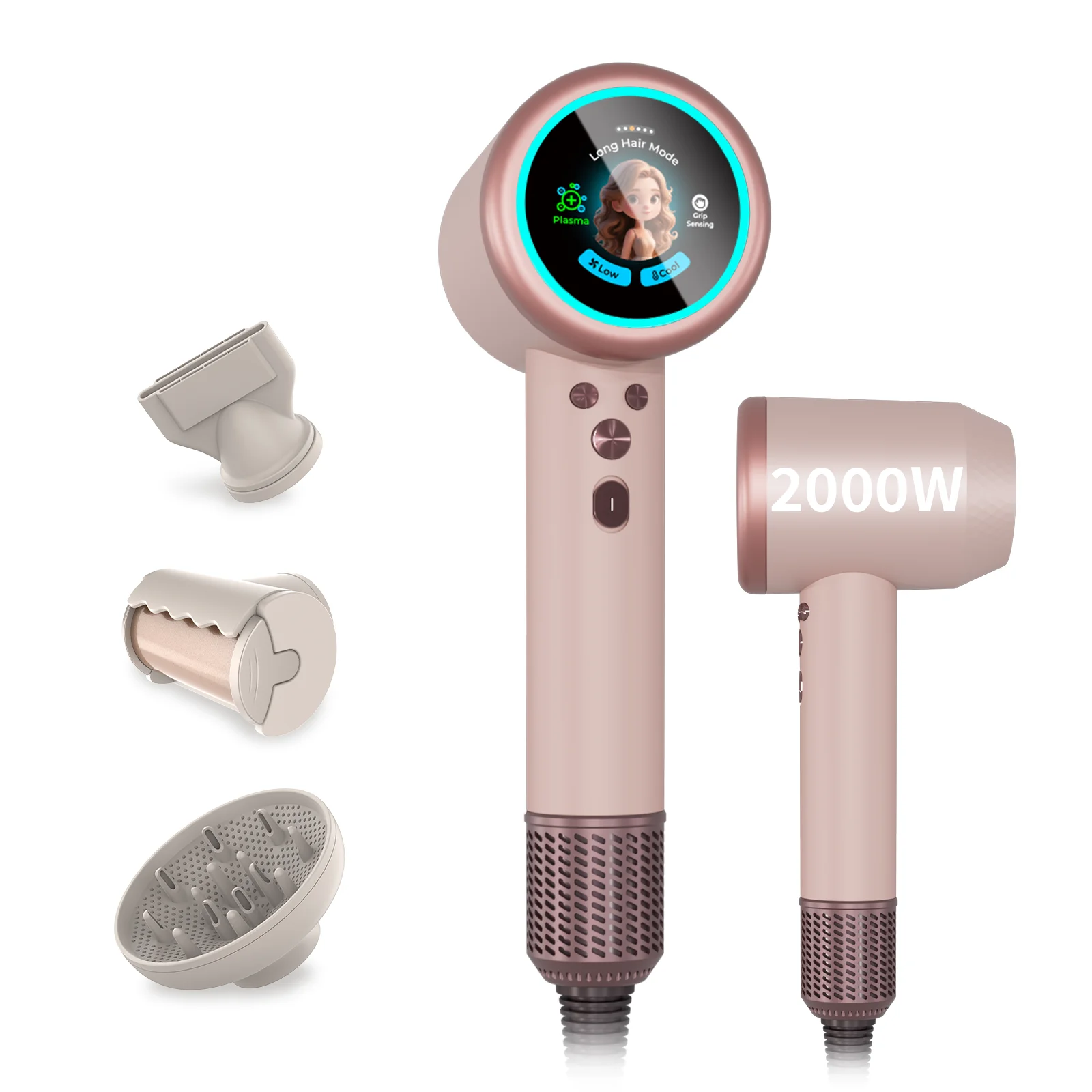 

Manufacturers Hair Dryer 110000 RPM BLCD Animated LCD Screen Ionic Blow Dryer Personal Care Appliances Hair Styling Hair Dryer