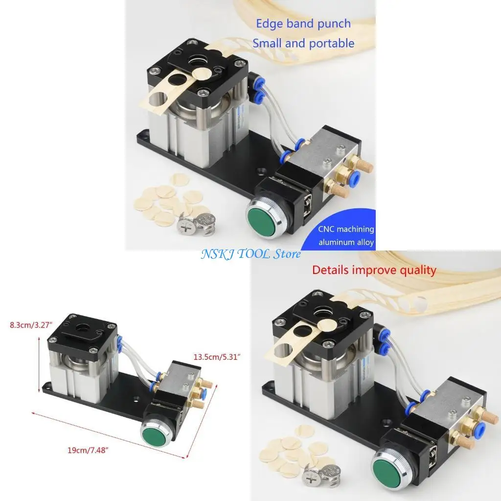 

L8RC Professional 3 in 1 Banding Hole Puncher DIY Labor-saving Woodworking Tools