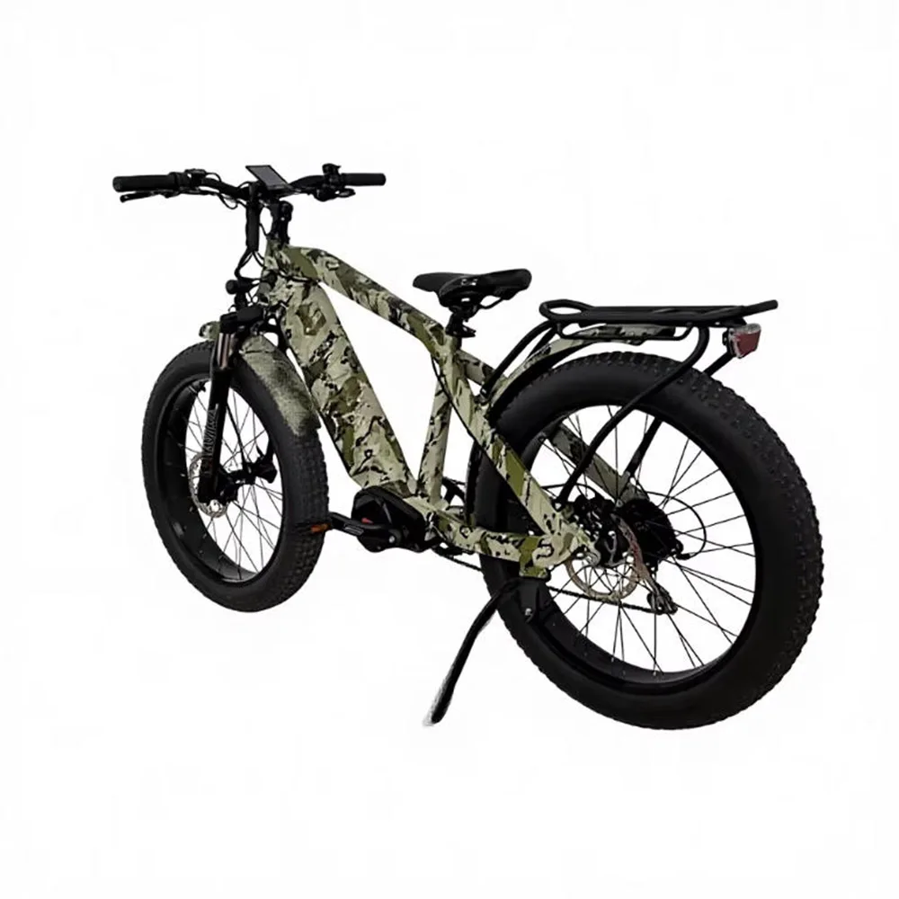 

26"4.0 Fat Tire Electric Bicycle 48V 1000W Bafang Fat Tire Ebike Hide Battery Mid Drive Motor Electric Bike