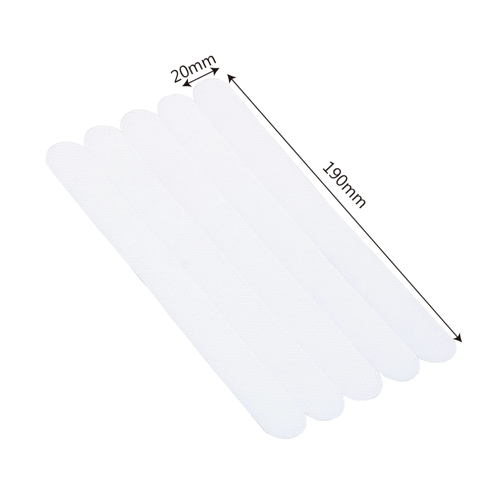 الحمام مكافحة زلة حمام حصيرة 20x2 سنتيمتر قبضة ملصقات غير زلة دش شرائط الشريط سلامة الأرضيات حصيرة سادة PVC مكافحة زلة الحمام حصيرة #6