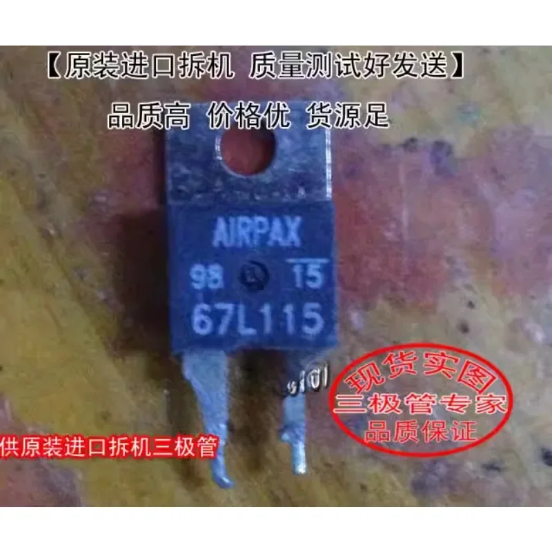 Used&Not NEW&Send after Measure Original imported disassembly machine, original code 67L115 TO-220 triode