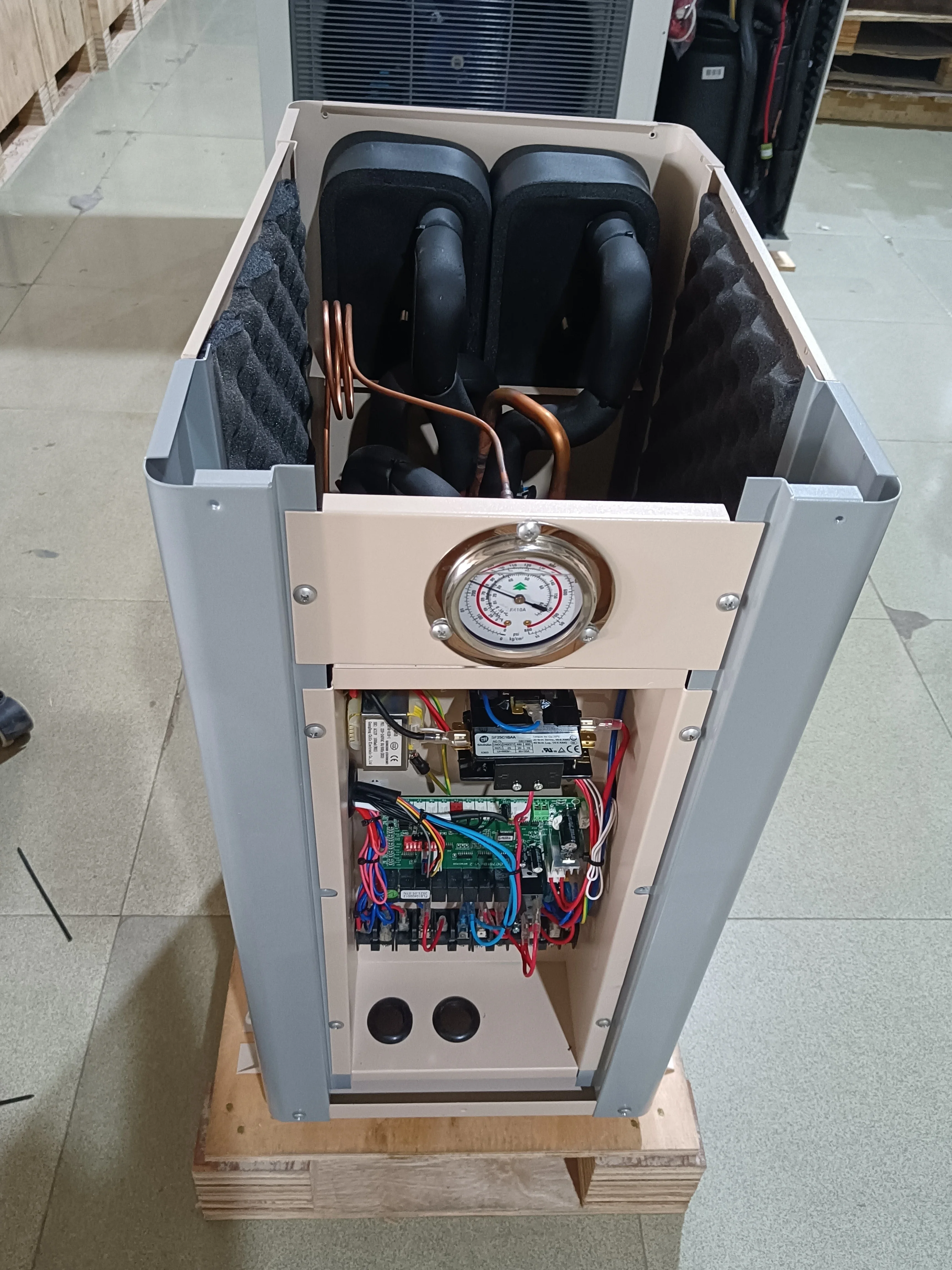 Folansi 7 Energy-saing in Stock Water to Water Heat Pump Geothermal Heat Pump Water Heater With Inerter for Heating Cooling