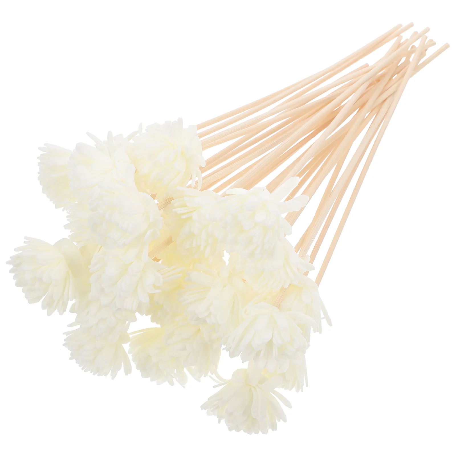 

Incense Aromatherapy Rattan Oils Simulated Flower Cane Stick Decor Beige Pe Essential Diffuser Miss Artificial