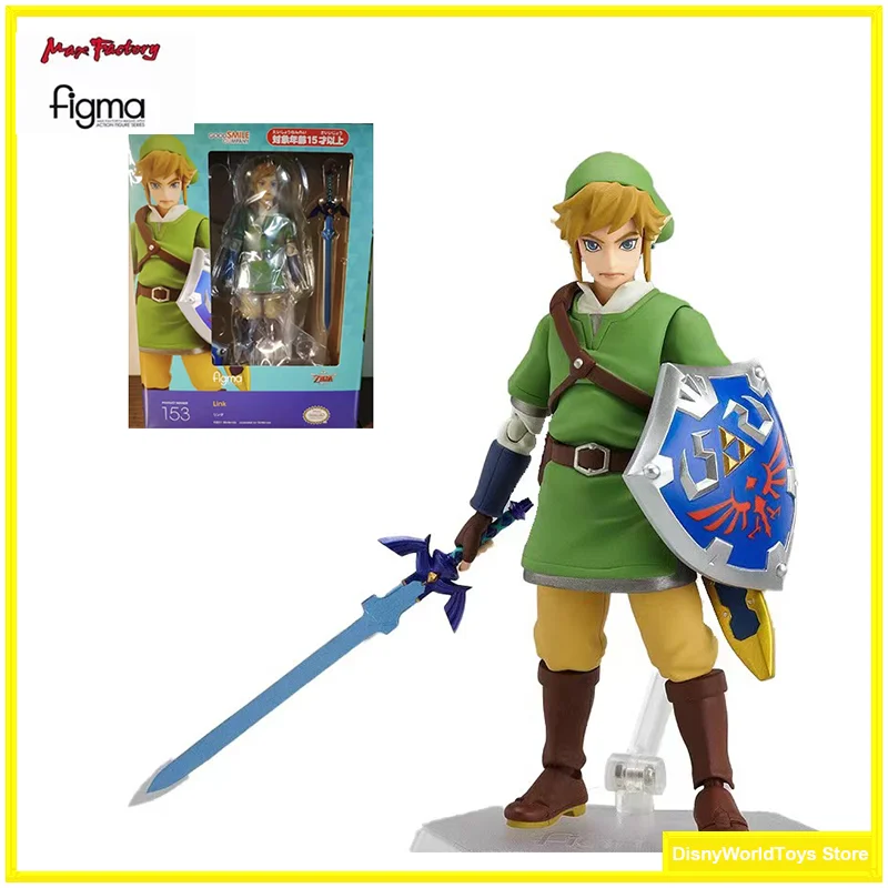 

100% Original Figma 153 The Legend Of Zelda Skyward Sword Link In Stock Anime Action Collection Figures Model Toys