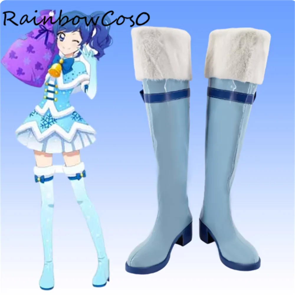 

Kiriya Aoi Aikatsu Aikatsu! Обувь для косплея, ботинки, игра в стиле аниме, Хэллоуин, Рождество, РадугаCos0 W5519