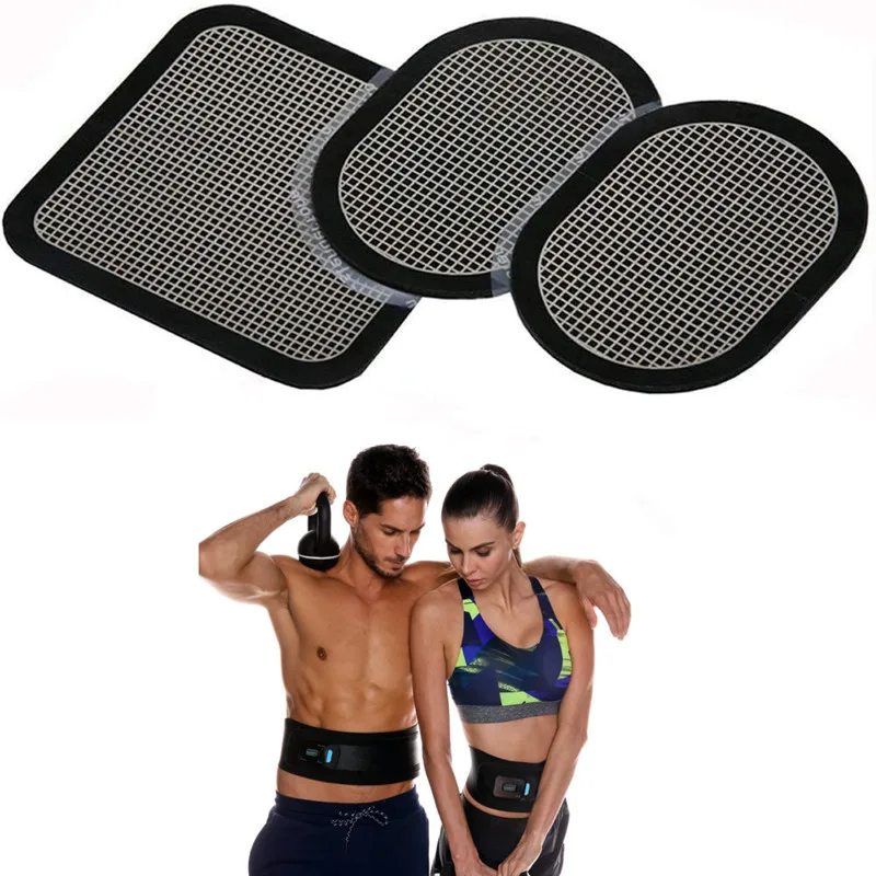 3Pc Replacement Gel Pads Updated Electrodes Body Pads Gel Adhesive  Compatible All Abdominal Belts Home Gym Fitness Accessories