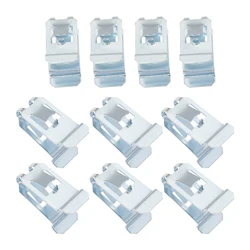 10Pcs Universal Car Ceiling Handle Clip Roof Handle Interior Trim Panel Clip Fastener Rivets U Type Metal Clips Auto Accessories