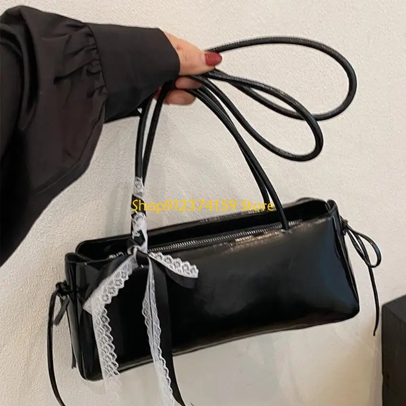 G5AE Shoulder Bag for Women Leather Slings Hoboes Handbag Retro Clutches Purse with Zipper Closure for Evening Party Daily
