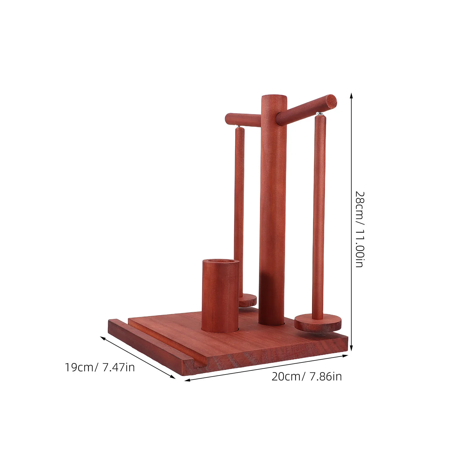 دوارة مزدوجة المغزل الغزل الدوارة للحياكة حامل دوار خشبي السلس لف عدم الانزلاق قاعدة الغزل تنظيم الرف الاستخدام المنزلي #6