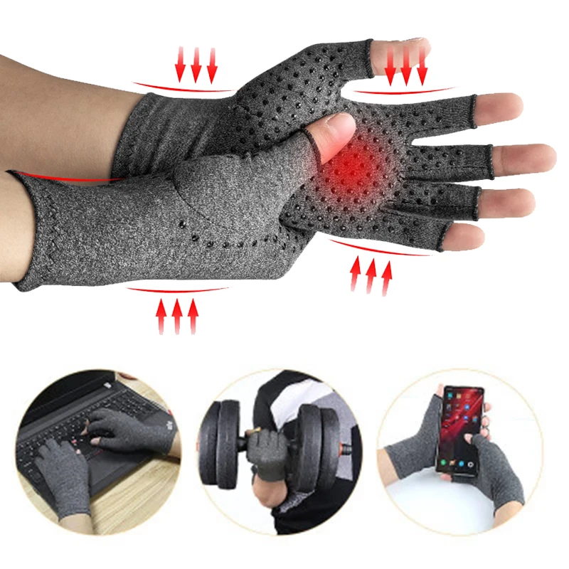 Arthritis Compression Gloves Hand Finger Carpal Tunnel Pain Relief Support Brace Women Men Therapy Wristband Winter Warm 2022new