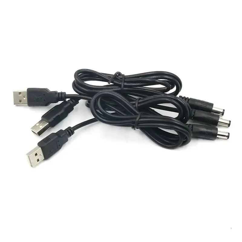 Usb Power Boost Line Dc 5v To Dc 9v / 12v Step Up Module Usb Converter Adapter Cable 2.1x5.5mm Plug