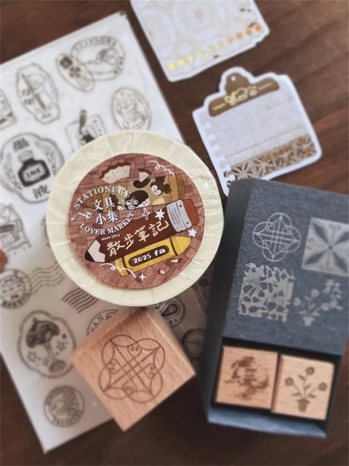 

FaFa x JP Vintage A Walk Note Washi Tape DIY изготовление карточек план для скрапбукинга декоративная наклейка