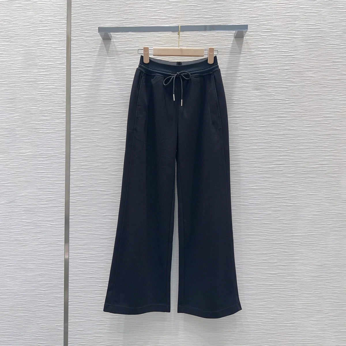 2026 High Quality Women's High Waist Drawstring Micro Pull Waist Pants2610754