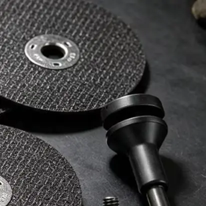75mm Cutting Disc Mandrel Set 10 Resin Wheels Double Mesh Pad 6.35mm Shank For Rotary Tool Die Grinder Metal Grinding Accessorie
