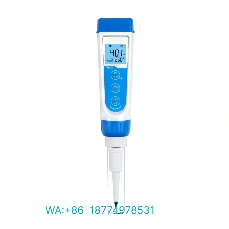 for NADE -2.00 to 16.00 pH PH5S Pen Digital Spear pH Pocket Tester Kit for Food Solid Viscous Samplings