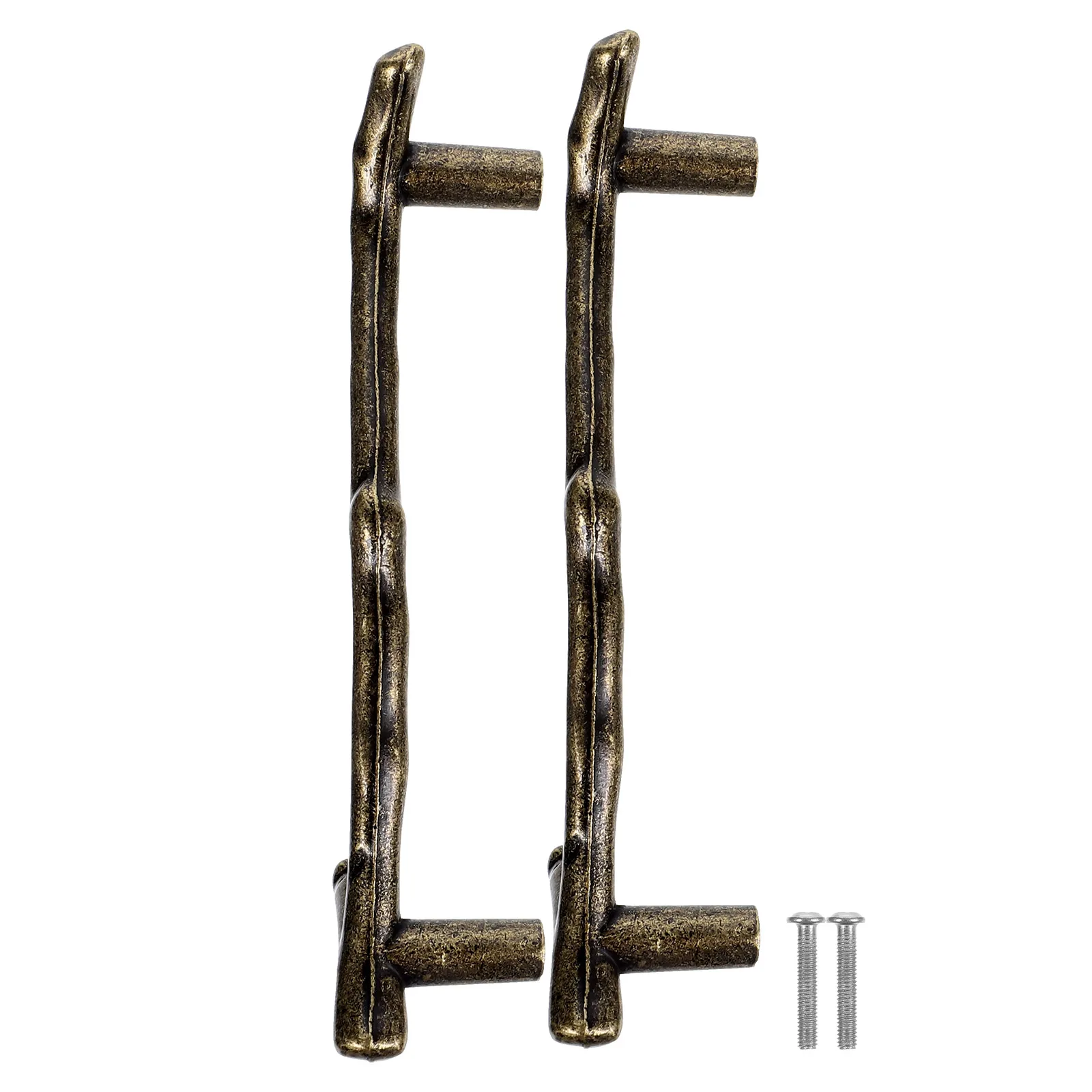 

2Pcs Tree Branch Cabinet Handle Zinc Alloy Drawer Pulls for Drawers Wardrobe Dresser Bathroom Interior Door Knobs Black Kitchen