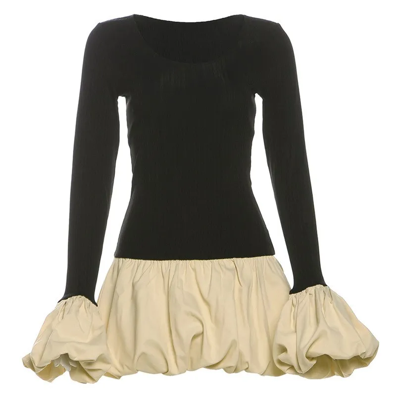 2025년 유행하는 롱 드레스, 하이웨이스트 슬림핏, 배색 허리 디자인, 보헤미안 스타일에 적합