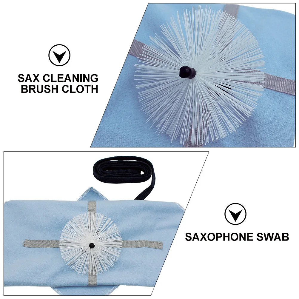 

Saxophone Cleaning Tool Solid Durable Brush Head High-Grade Nylon Wire Absorb Dirt Inside Cleaner Saxophone Clarinet Maintenance