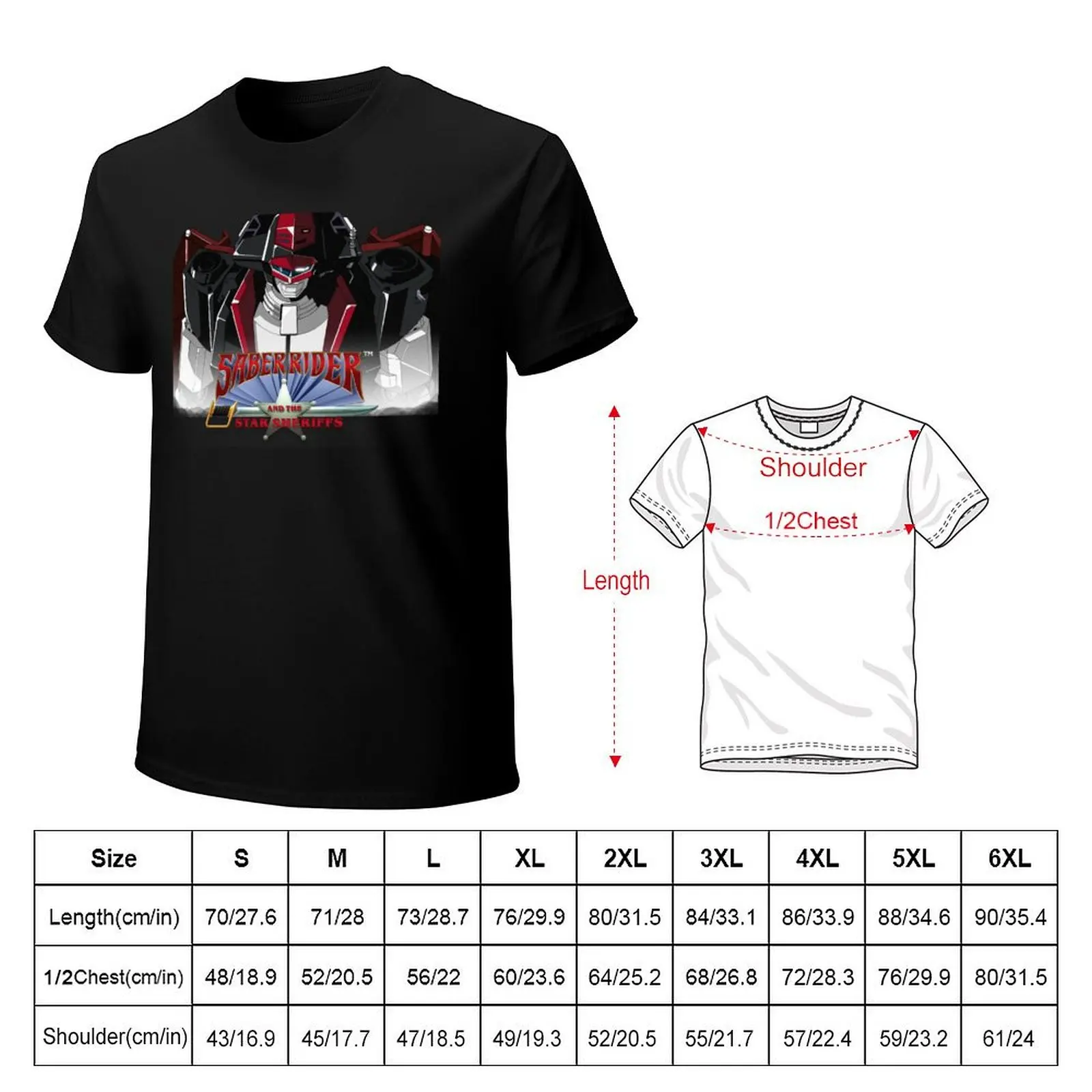 Saber Rider Ramrod T-Shirt High Quality Durable T-Shirt