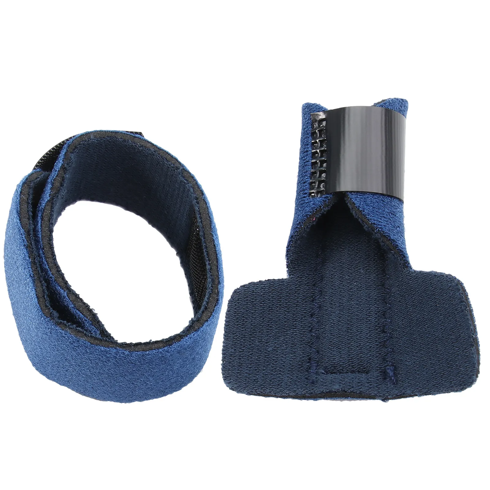 Finger Support Splint Adjustable Finger Fracture Joint Protector Blue for Alleviating Locking Popping Stiffness Pain Relief