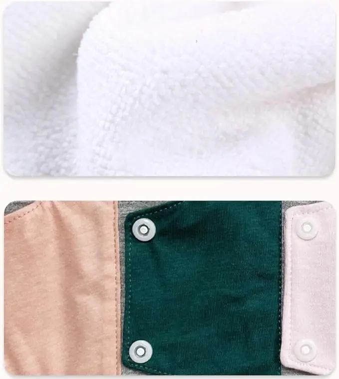 4 Pieces Reusable Graphene Incontinence Pads - Leak-Proof, Washable Sanitary Napkin for Elderly Care and Mobility Support view 3