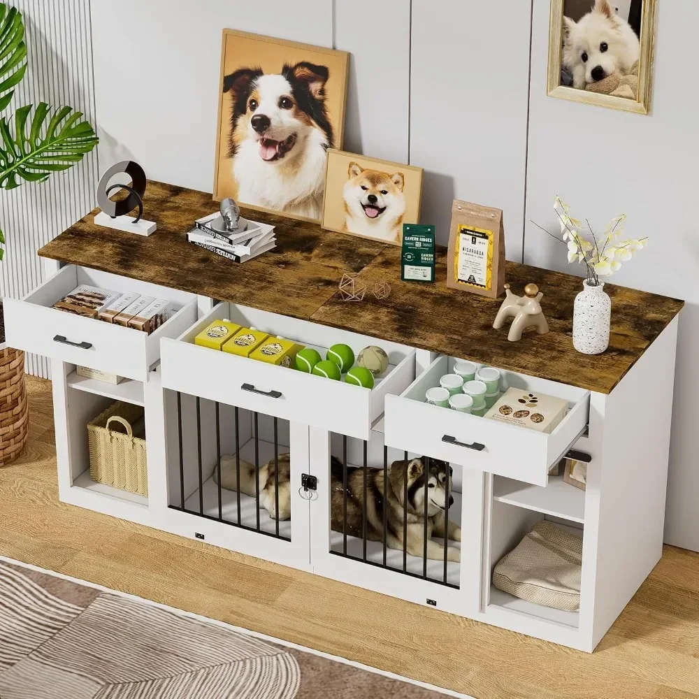 Large Dog Crate Furniture, 70.9