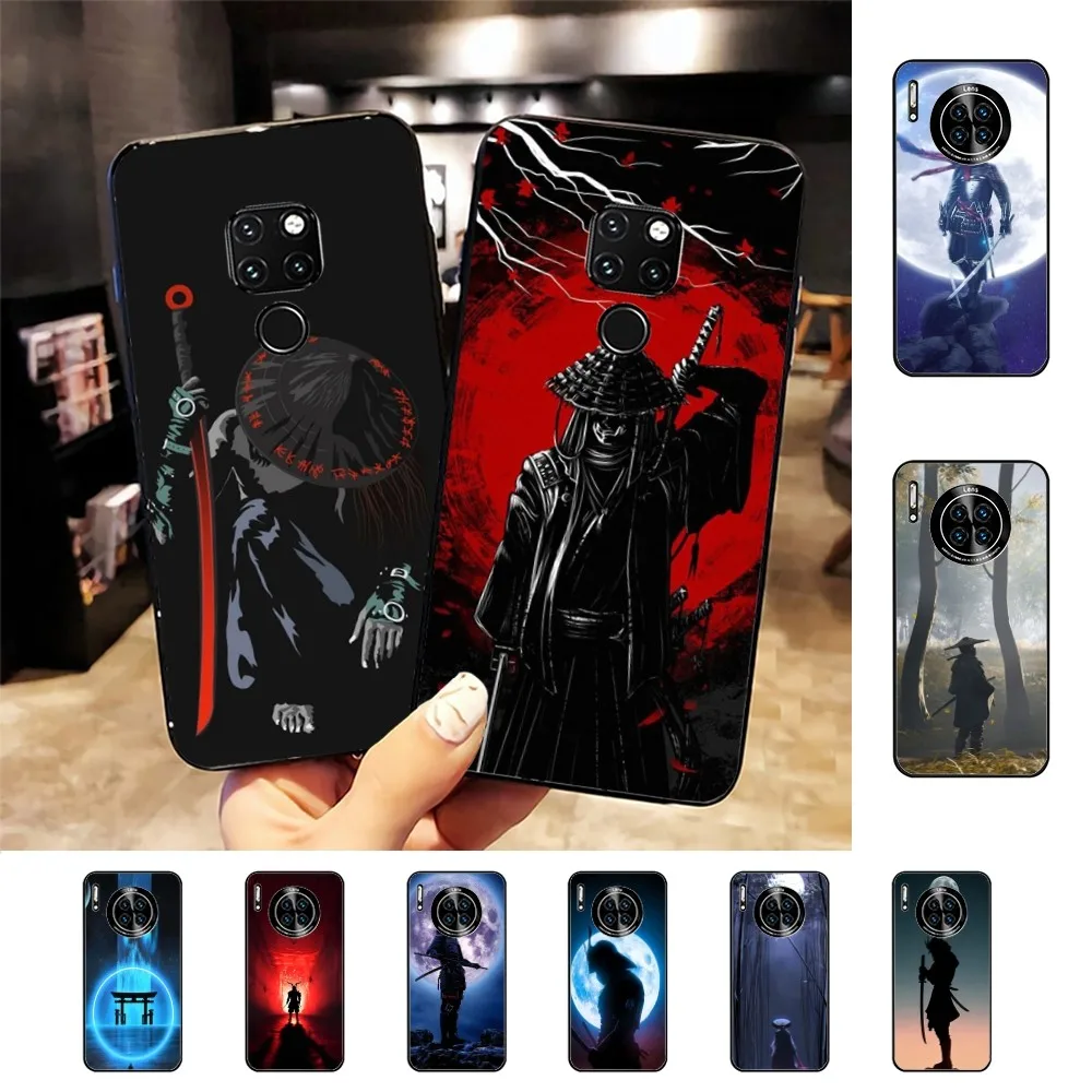 Samurai Japan Ghost Art Phone Case For Huawei Mate 10 20 30 40 50 lite pro Nova 3 3i 5 6 SE 7 pro 7SE