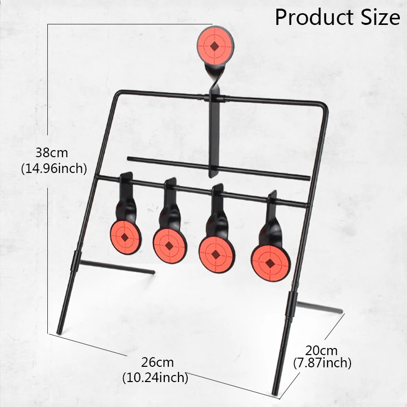 5 Company Fast Metal Turnover Target Slingshot Air Gun Indoor and Outdoor Training Shooting Special Target Tactical Training image 2