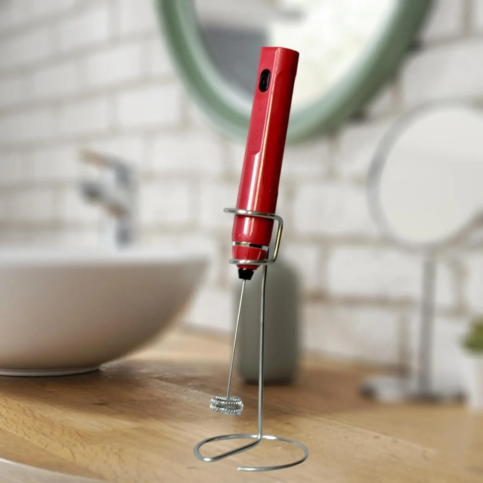 Metal Egg Beater Stand, Suporte de café Frother para restaurante, Pacote 3-6