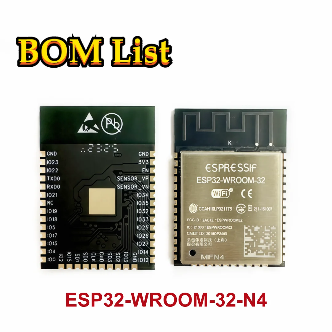 New ESP32-WROOM-32-…