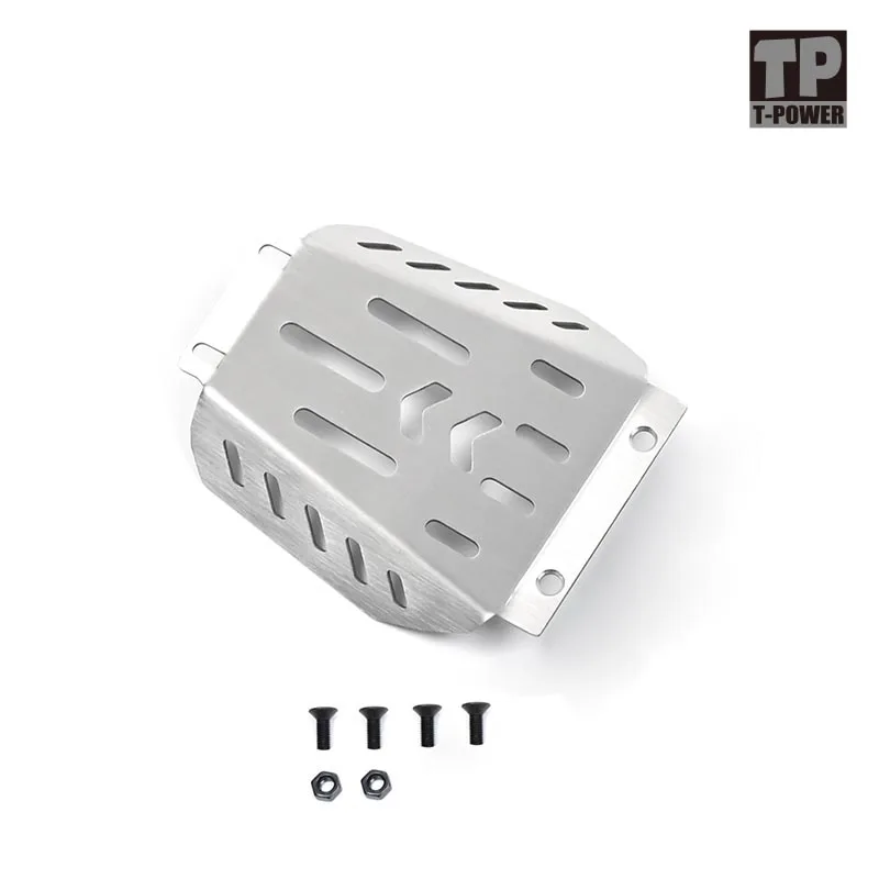 TP โลหะแชสซีเกราะสําหรับ TRACTION HOBBY KM F150 1/8 รุ่น RC Crawler การปรับเปลี่ยนอุปกรณ์เสริม